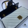 GUCCI New Arrival High-Quality Authentic Stock, Top-Tier Original Order Item, Real Photo! White and Blue 446744, Size: 23 x 14 x 6 cm