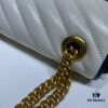 GUCCI New Arrival High-Quality Authentic Stock, Top-Tier Original Order Item, Real Photo! White and Blue 446744, Size: 23 x 14 x 6 cm