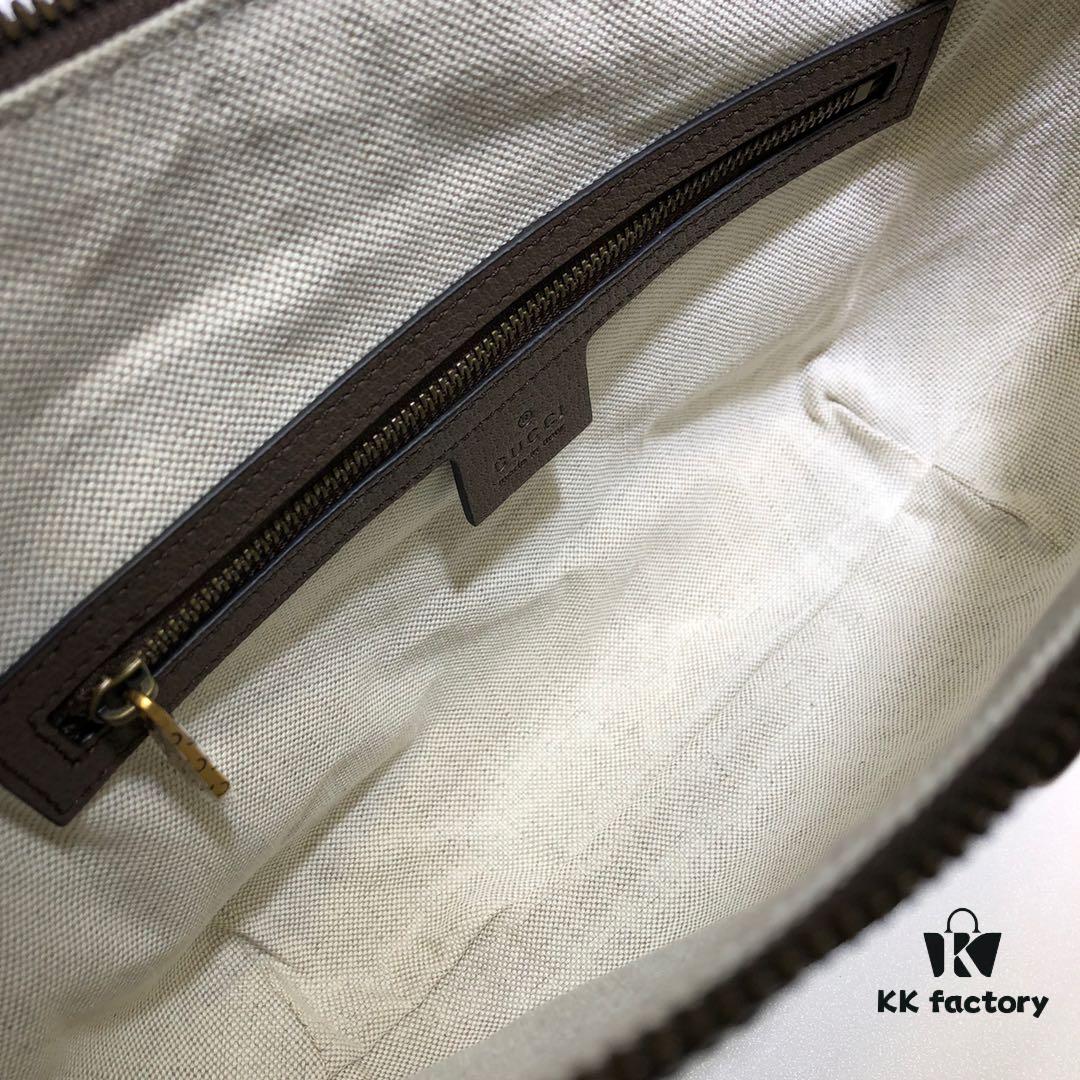 GUCCI New Arrival High-Quality Original Single Item, Real Photo, Model No.: 598125 Coffee PVC, Size: 30 x 22 x 5.5 cm, In Stock