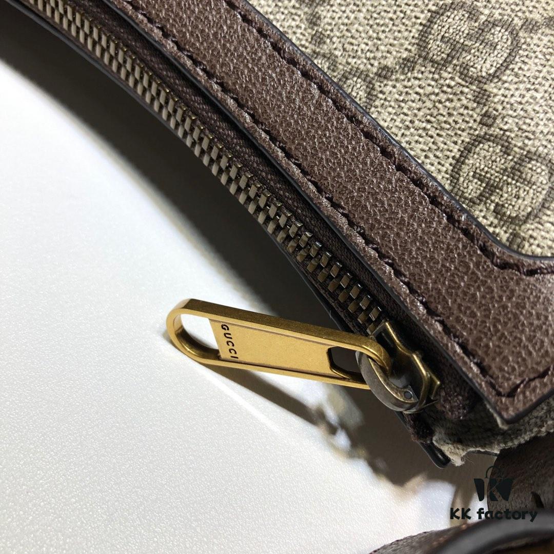 GUCCI New Arrival High-Quality Original Single Item, Real Photo, Model No.: 598125 Coffee PVC, Size: 30 x 22 x 5.5 cm, In Stock