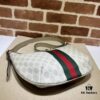 GUCCI New Arrival High-Quality Authentic Stock, Item No. 598125 Beige Rubber Oats Design, Size: 30 x 22 x 5.5 cm
