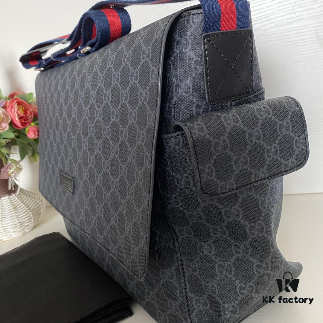 GUCCI Popular Mommy Diaper Bag Model 211131 Black Size 44×28×14cm