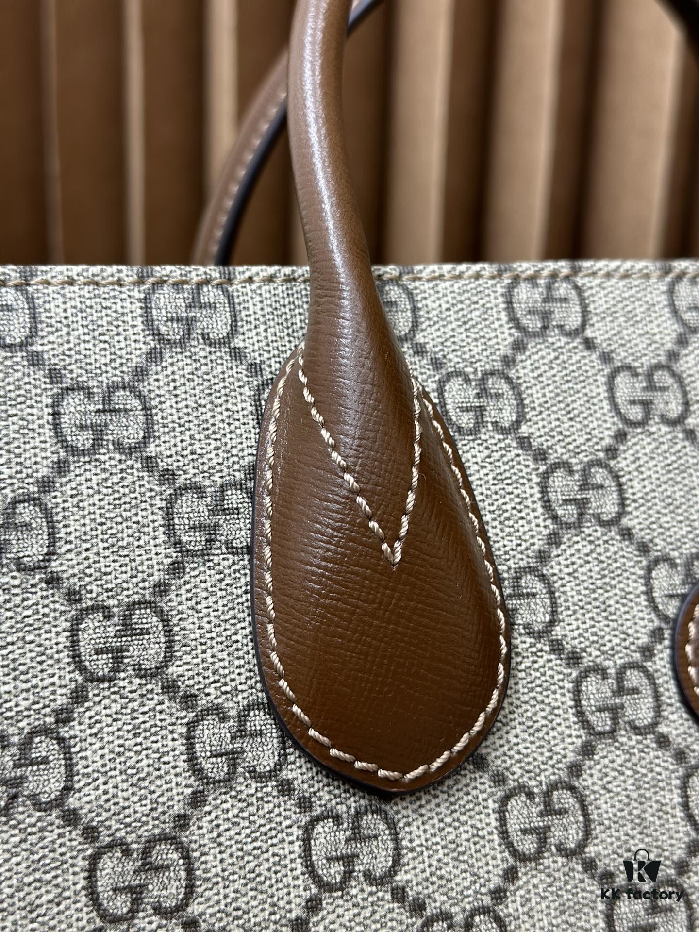 Original Leather Gucci Tote Classic 31