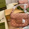 Small (Foldable Box) Size: 21×15 (Small) Gucci New Pink 1955 Horsebit Saddle Bag 💕