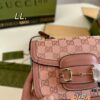 Small (Foldable Box) Size: 21×15 (Small) Gucci New Pink 1955 Horsebit Saddle Bag 💕