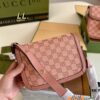 Small (Foldable Box) Size: 21×15 (Small) Gucci New Pink 1955 Horsebit Saddle Bag 💕