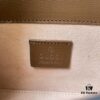 Gucci 1955 Horsebit Mini Bag in Beige and Ebony GG Supreme Canvas
