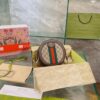 Gucci Leather GG Round Bag - Duty-Free Full Set Gift Packaging