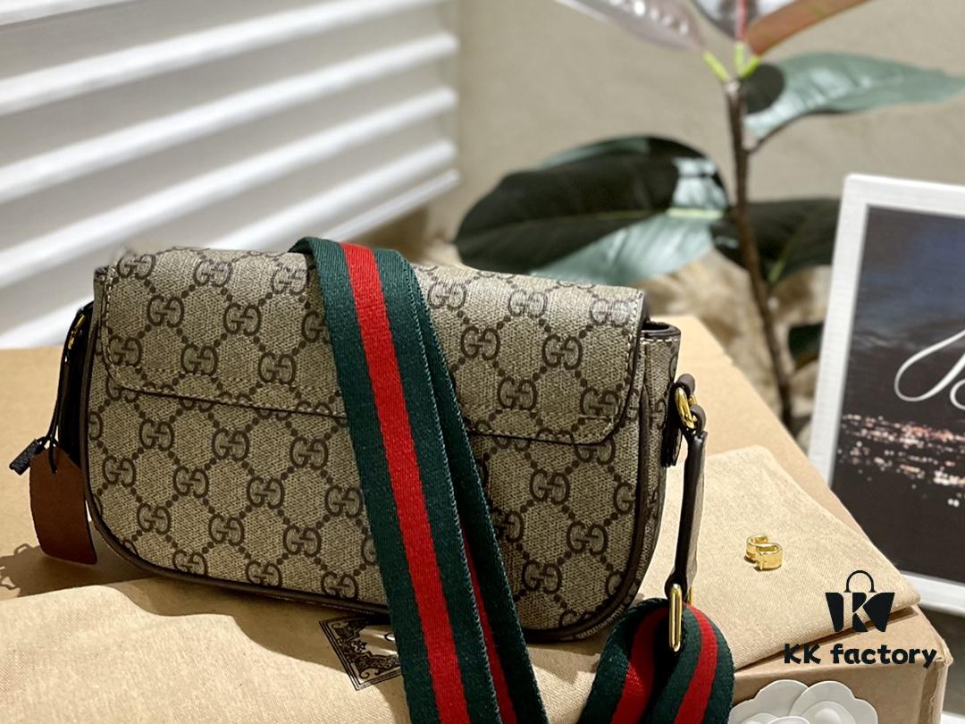 Gucci New Arrival Mahjong Bag, Envelope Style, Must-Have for Travel, Colored Strap