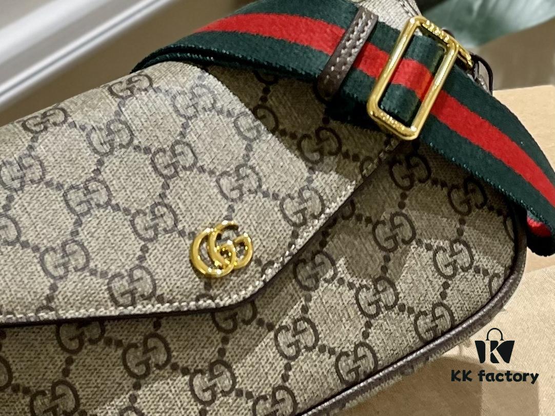 Gucci New Arrival Mahjong Bag, Envelope Style, Must-Have for Travel, Colored Strap