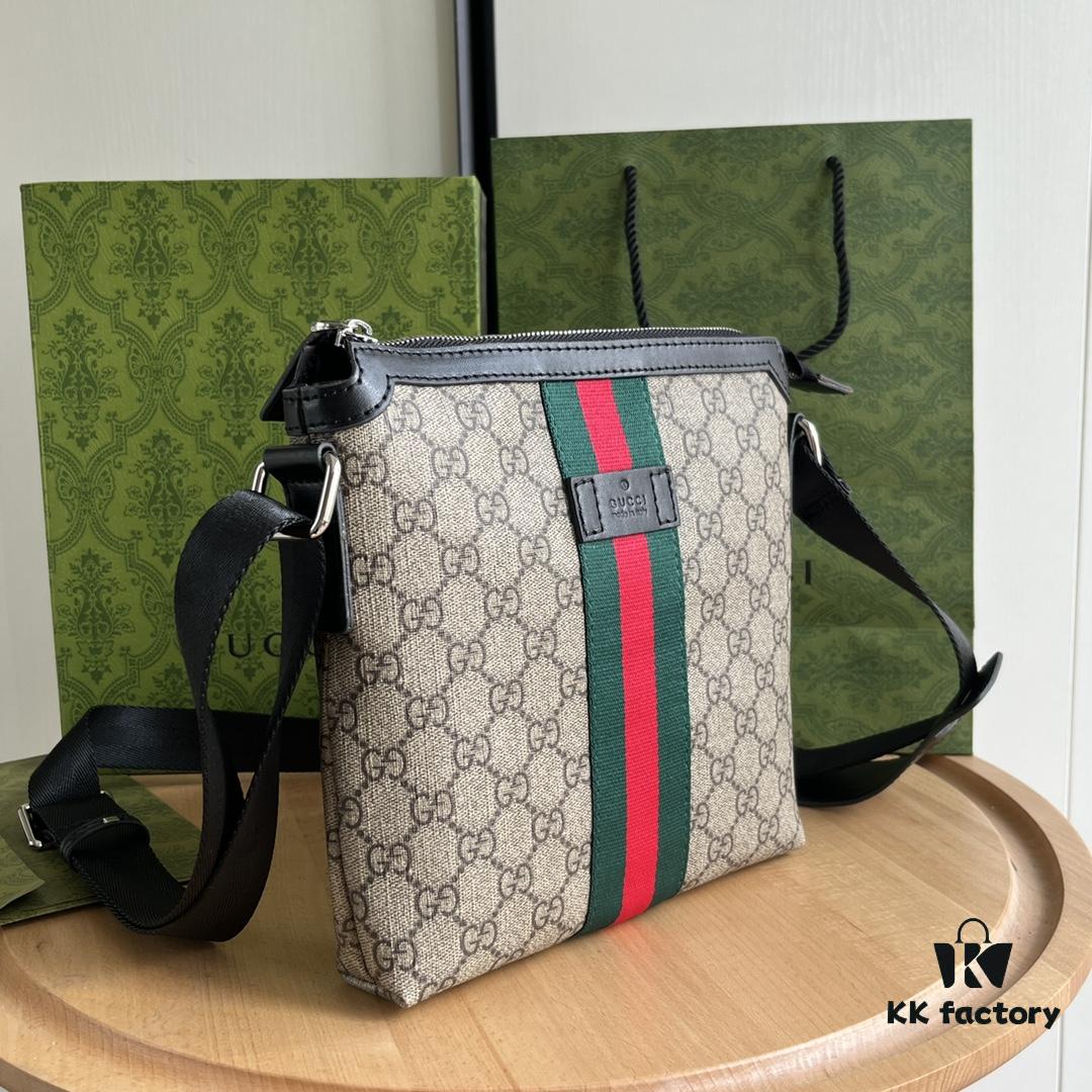 Gucci GG Ophidia Print Series Men's Crossbody Bag Small Size 471454
