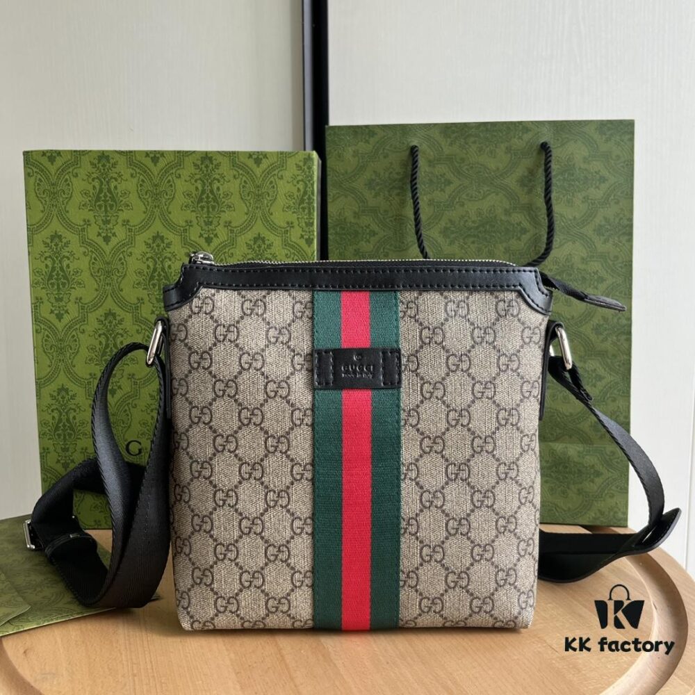 Gucci GG Ophidia Print Series Men's Crossbody Bag Small Size 471454