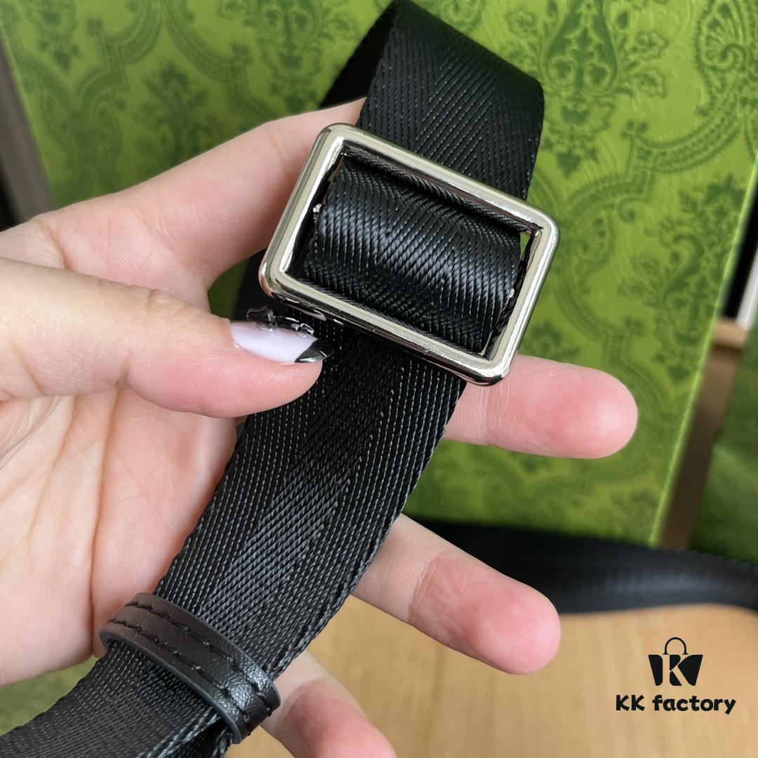 Gucci GG Ophidia Print Series Men's Crossbody Bag Small Size 21*22*4cm Model No. 471454