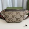 Gucci Super Double G Jumbo Series Belt Bag, Model Number: 696031 Coffee Fabric
