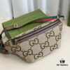 Gucci Super Double G Jumbo Series Belt Bag, Model Number: 696031 Coffee Fabric