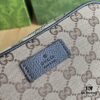 Gucci Canvas and Leather GG Print Zipper Bag Unisex Chest Waist Crossbody Bag