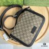 Gucci New Flat Messenger Bag Model 449172 Khaki