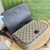 Gucci New Flat Messenger Bag Model 449172 Khaki