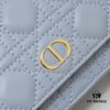 New Dior Caro Chain Bag in White Soft Calfskin with Box
