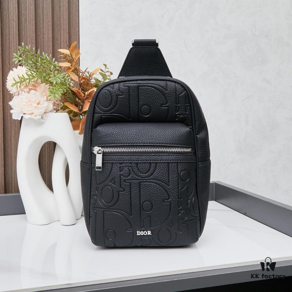New Engraved Series Dior Oblique Print Crossbody Bag with Box - Latest Release