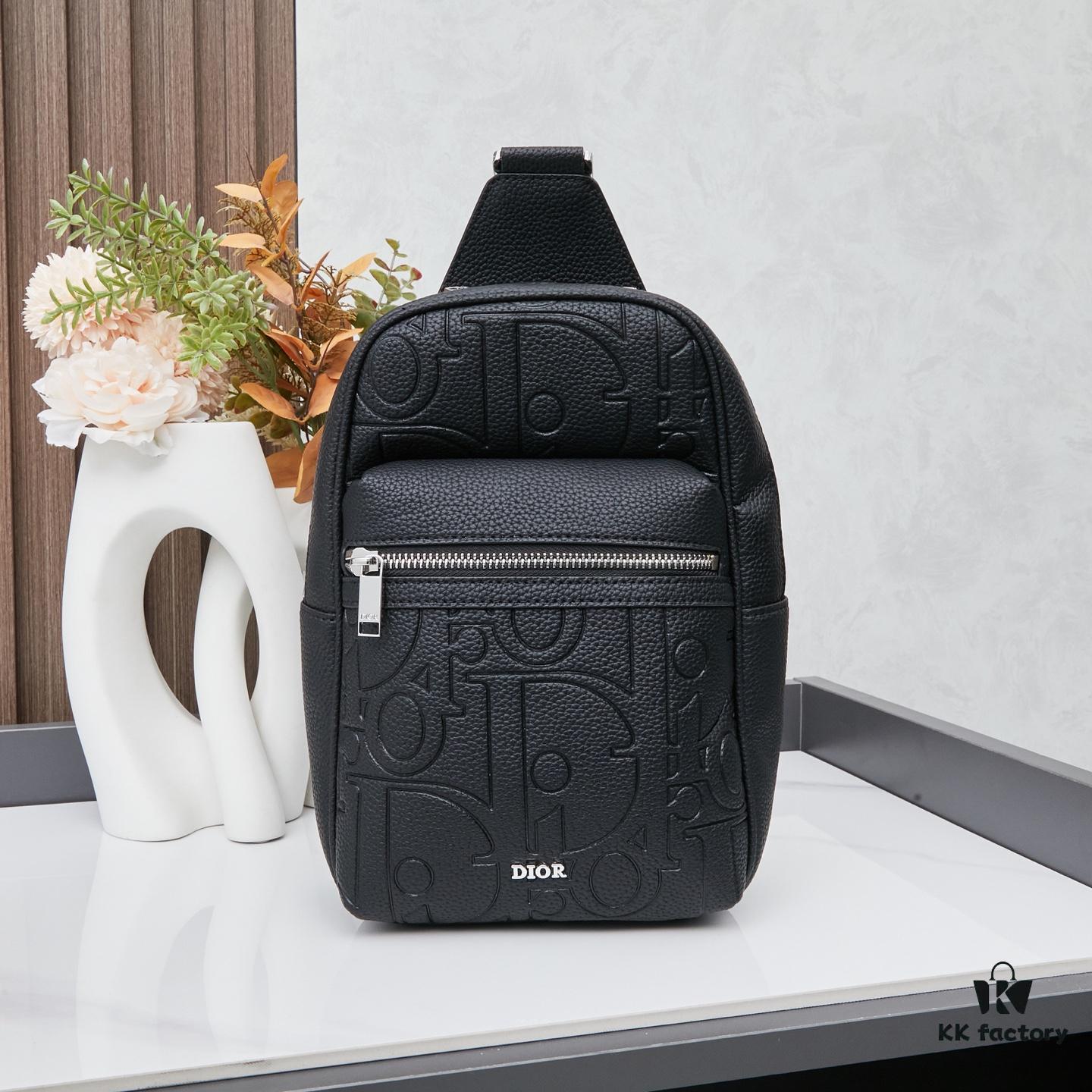 New Engraved Series Dior Oblique Print Crossbody Bag with Box - Latest Release