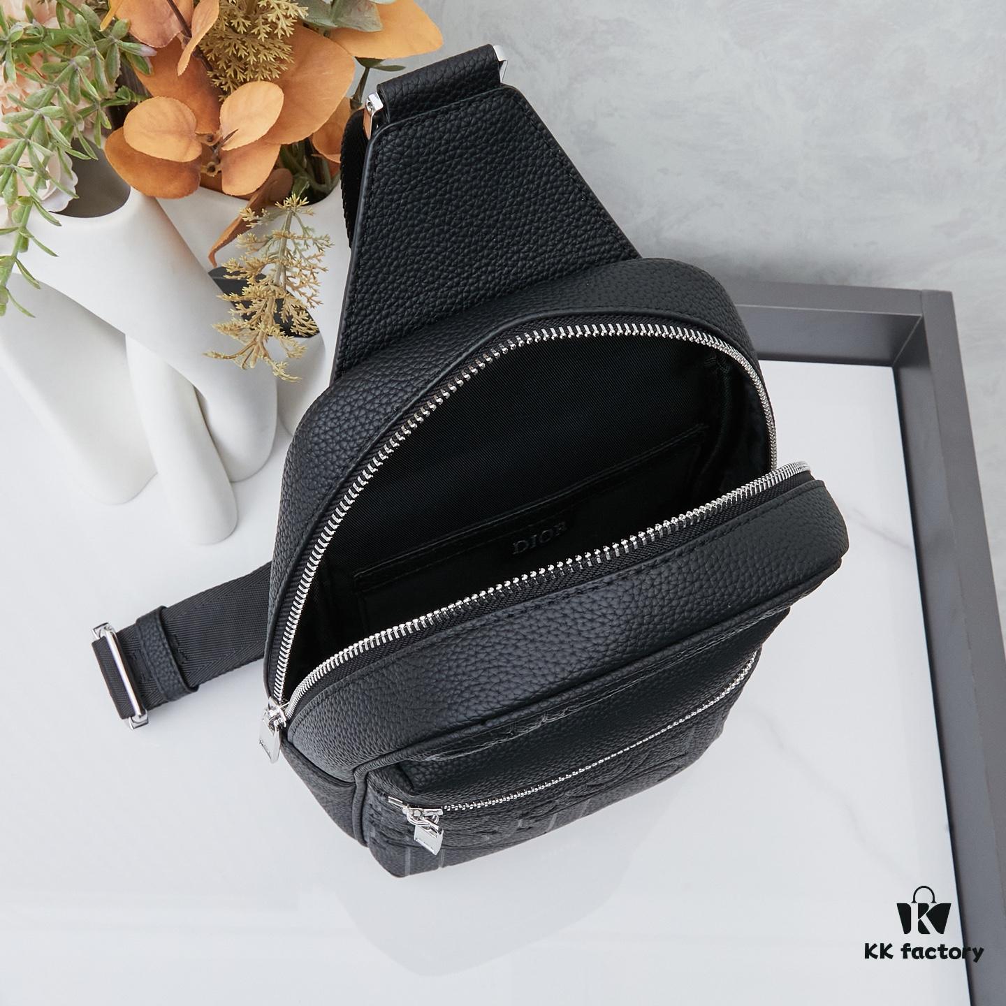 New Engraved Series Dior Oblique Print Crossbody Bag with Box - Latest Release