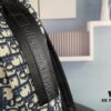 Embroidered Large Upgrade Backpack Dior 2020 Pre-Spring New Arrival 💥 Oblique Canvas and Black Grained-Touch Calfskin Backpack, Dior Signature Detail, Quilted Tech Mesh Back Panel and 3D 'CD' Logo 🌟 Black Calfskin Trim, Black Quilted Nylon Adjustable Strap ♻️ Dual Function: Shoulder Carry and Handheld