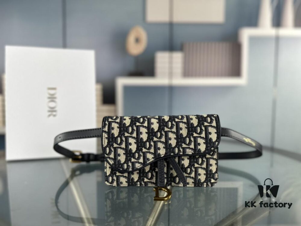 With Box 【Dior 💝 Saddle New Arrival Belt Bag 🖤】