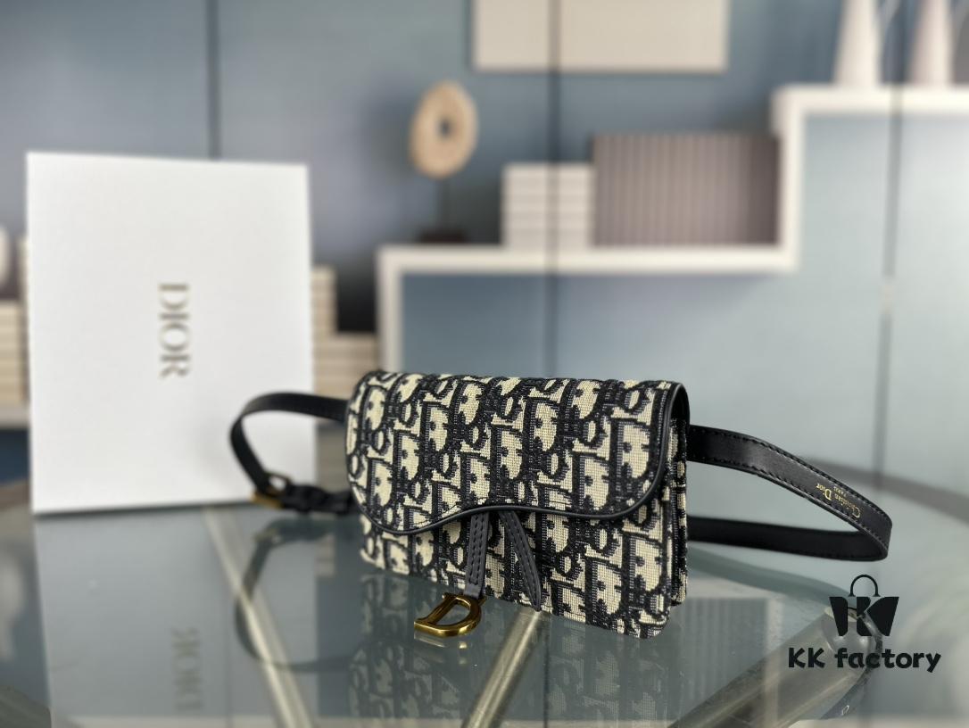 Dior 💝 Saddle New Style Saddle Waist Bag 🖤