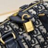 Dior Groove 20.25 Handbag in Blue Oblique Print