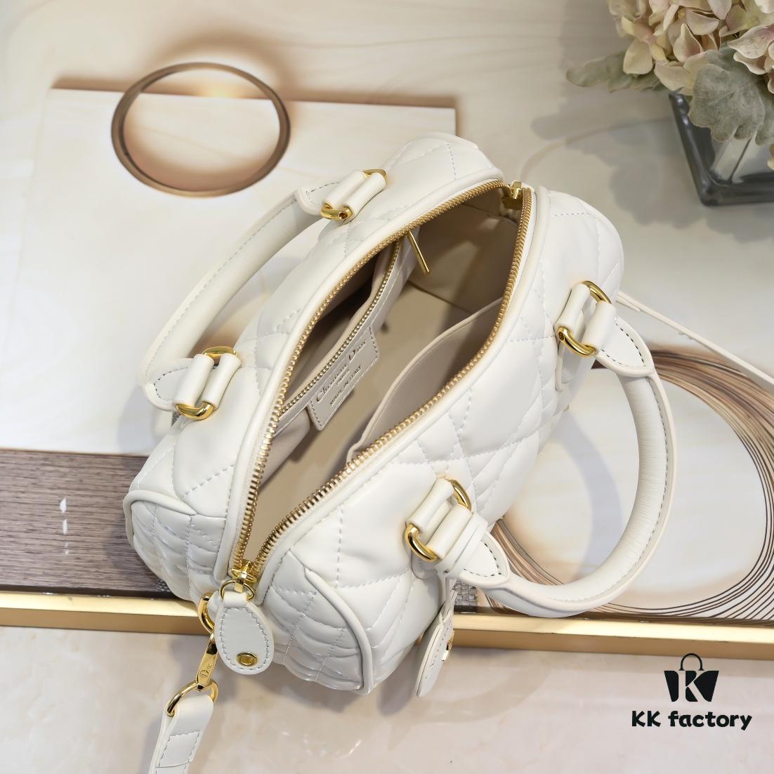 Dior Groove 20.25 Handbag – Blue Oblique Print, 20cm