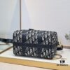 Dior Groove .25 Handbag in Blue Oblique Print