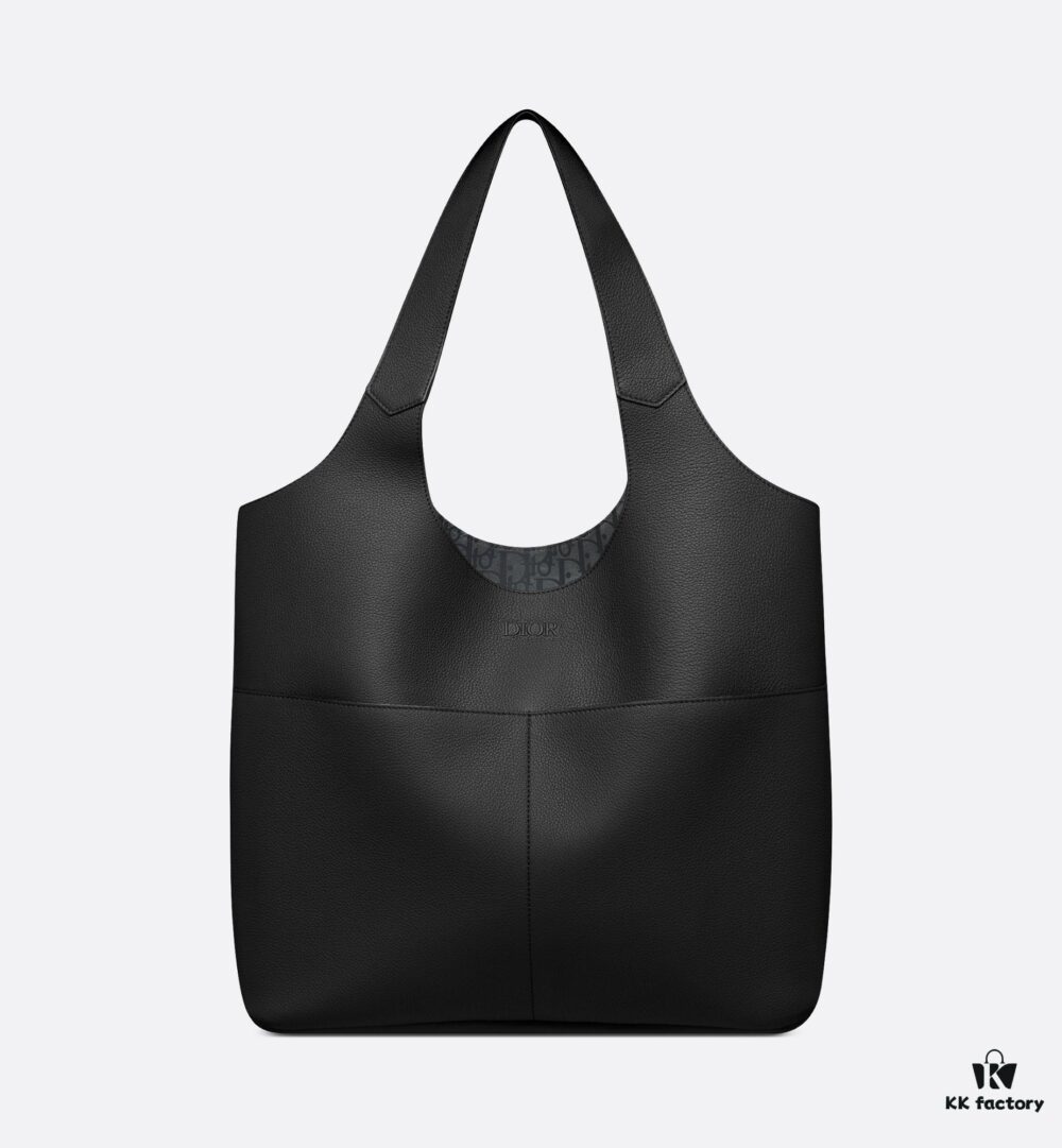 Dior Privé Handbag Fall 2025 Collection Elegant Beige Leather with Oblique Print Suede Lining