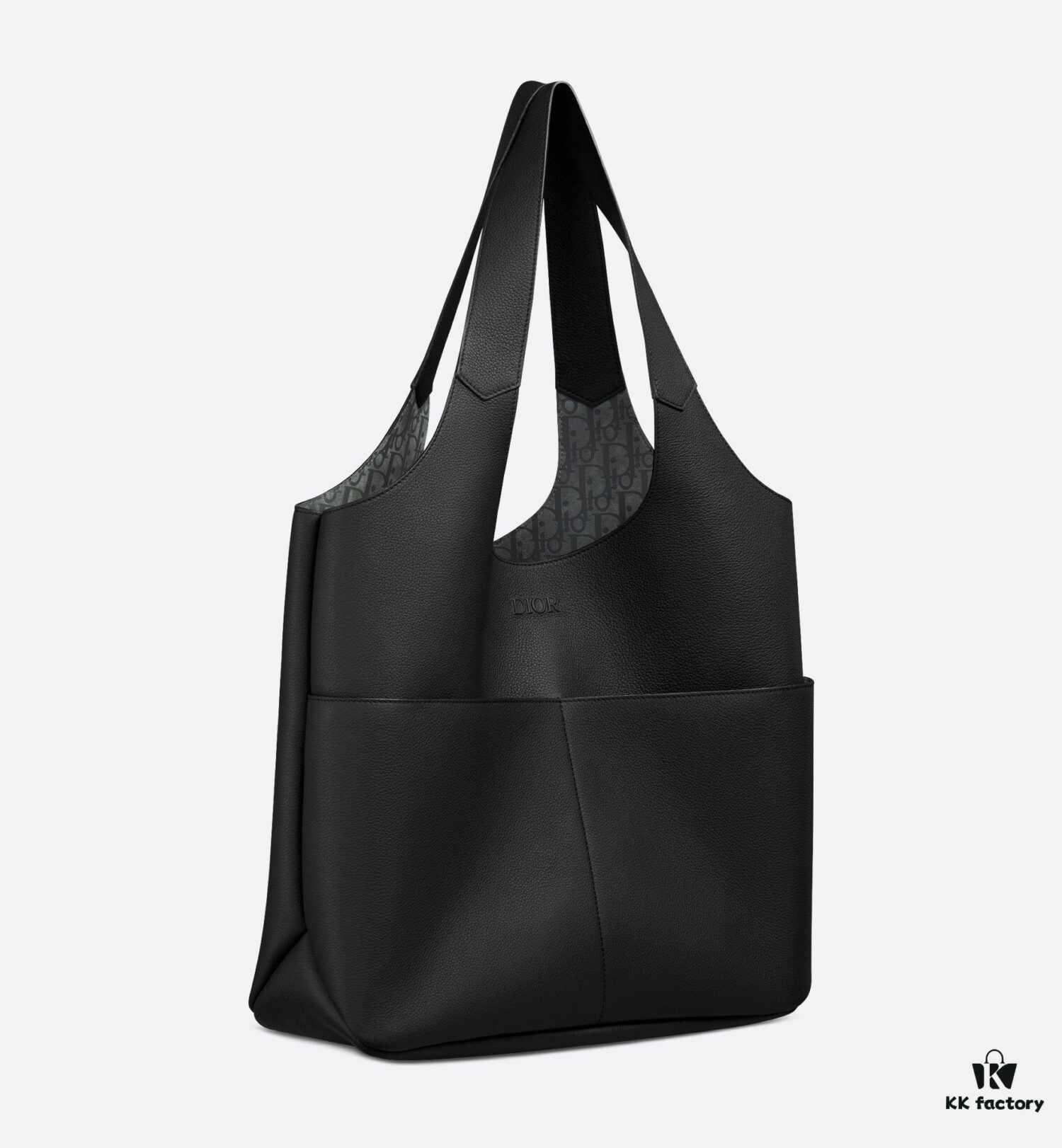 Dior Privé Handbag Fall 2025 Collection Elegant Beige Leather with Oblique Print Suede Lining