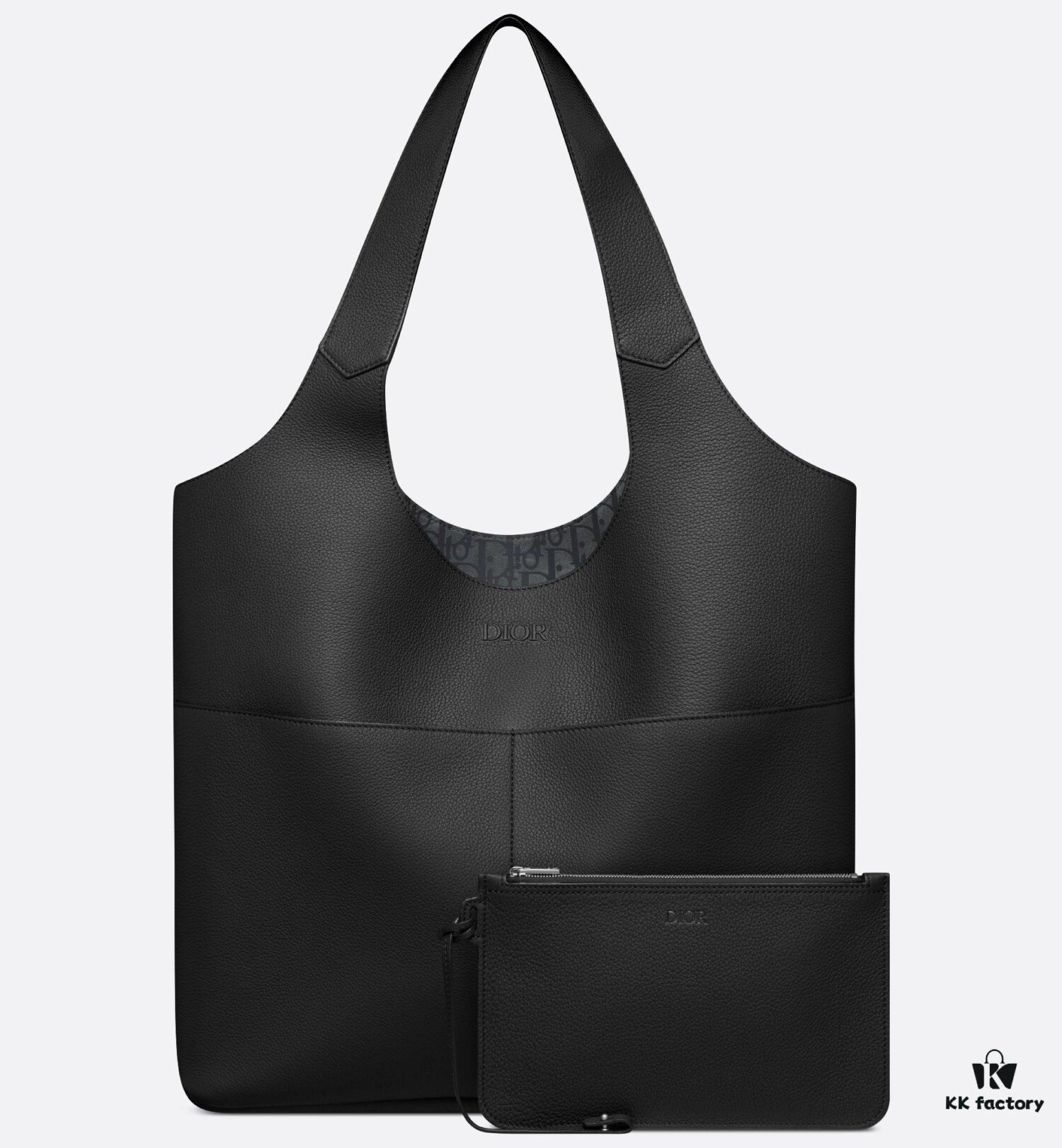 Dior Privé Handbag Fall 2025 Collection Elegant Beige Leather with Oblique Print Suede Lining