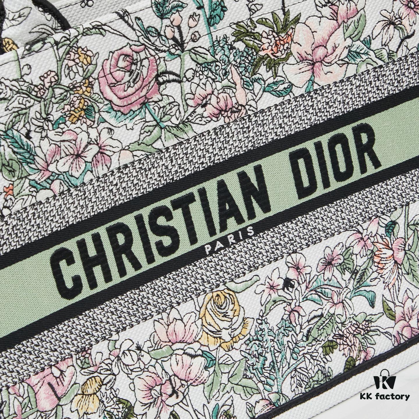 Original Order Embroidered Medium Di0r Book Tote