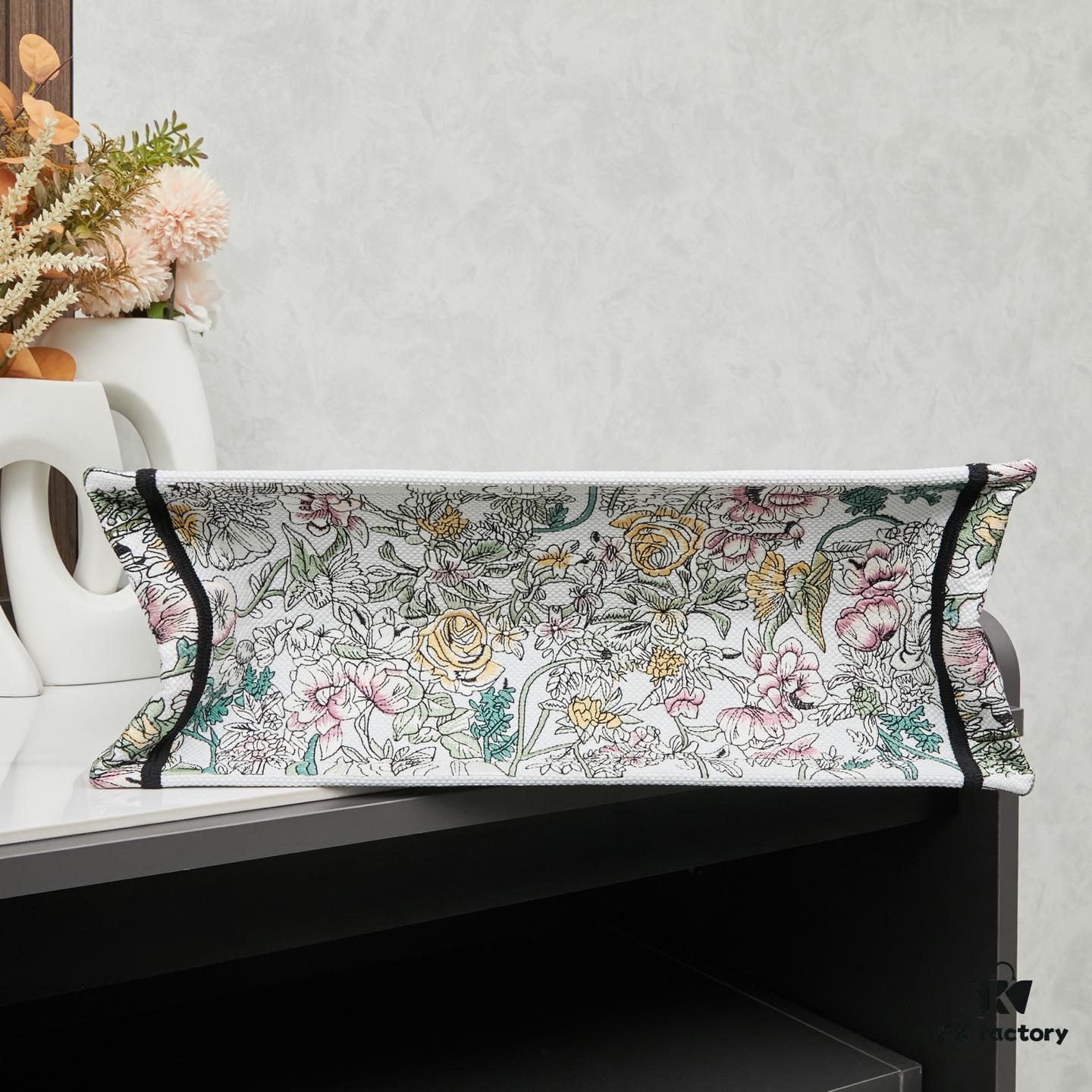 Embroidered Large [Di0r Book Tote]