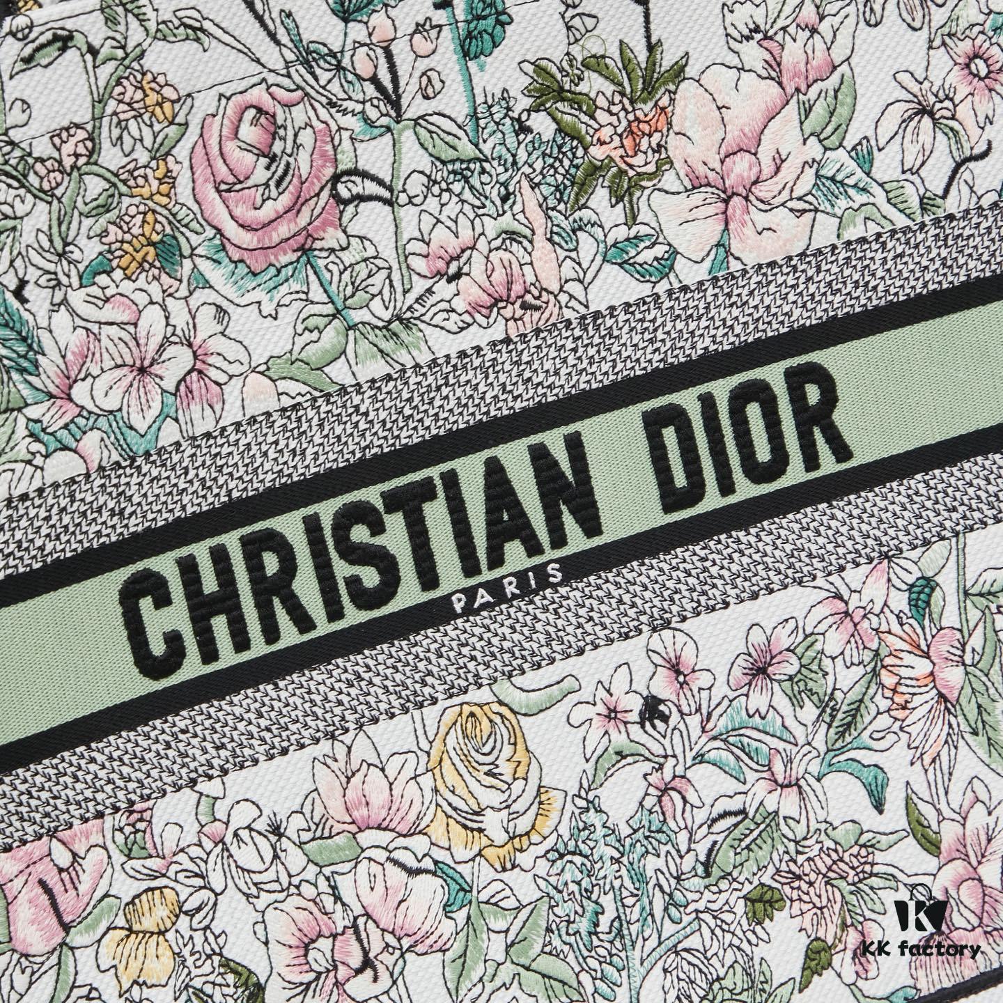 Embroidered Large [Di0r Book Tote]