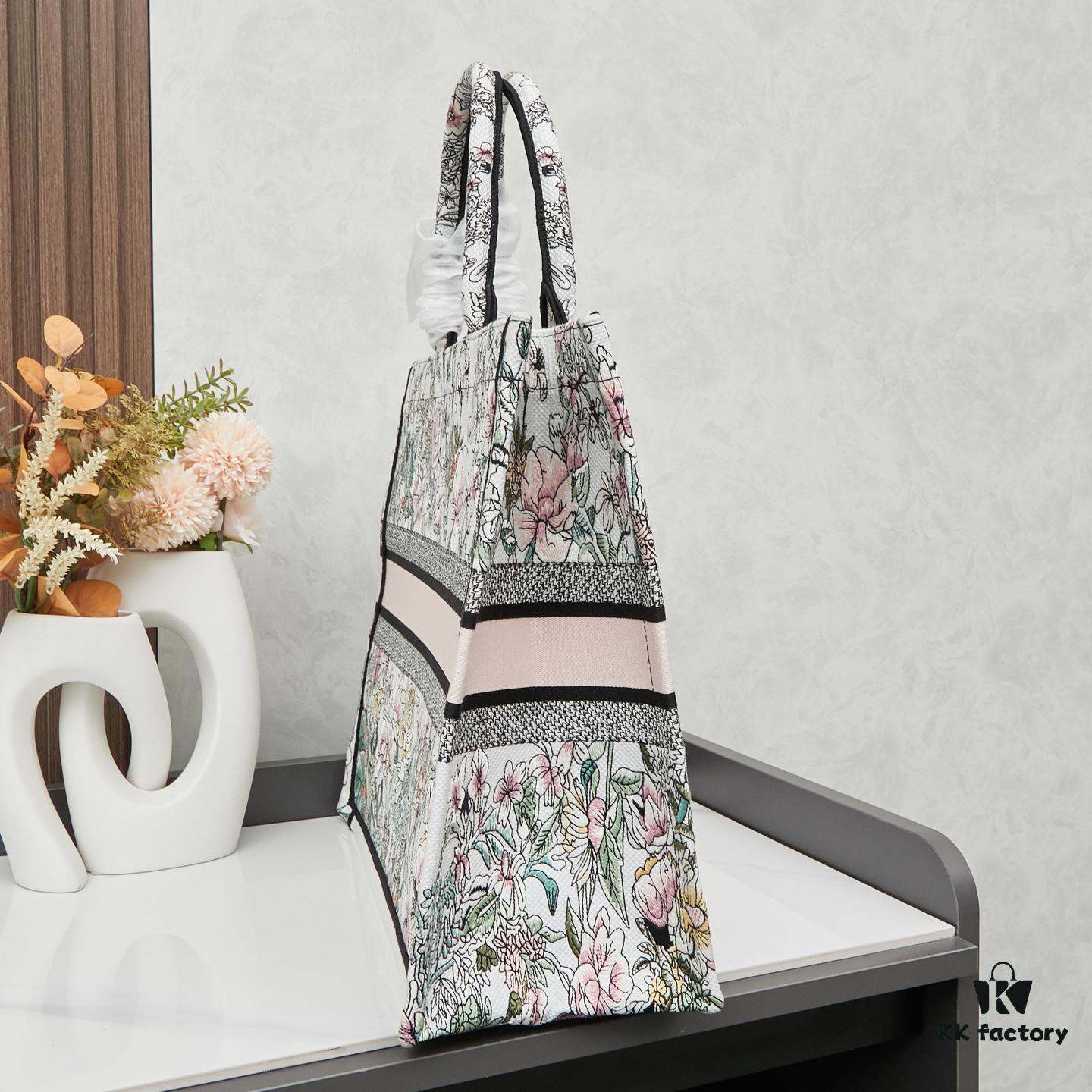 Original Order Embroidered Large Di0r Book Tote