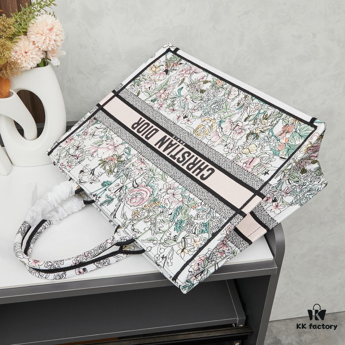 Original Order Embroidered Large Di0r Book Tote