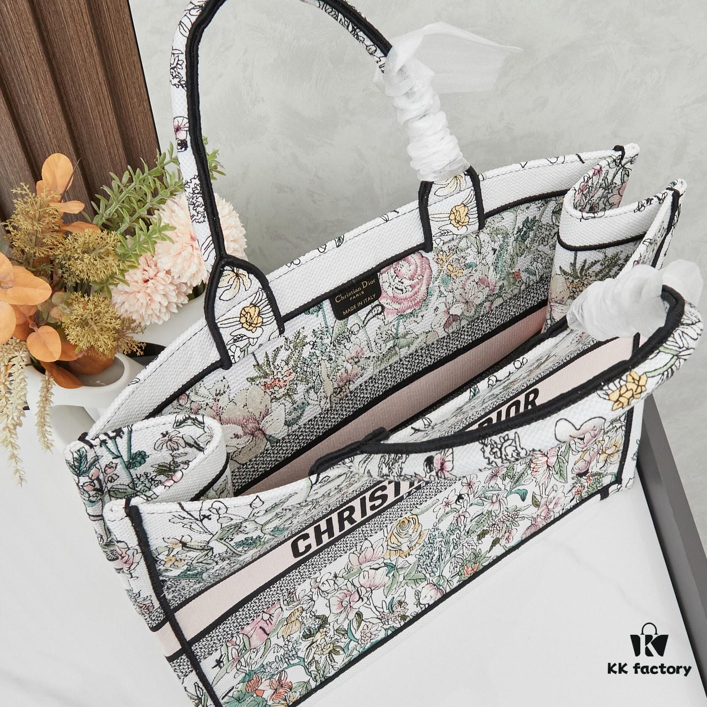 Original Order Embroidered Large Di0r Book Tote