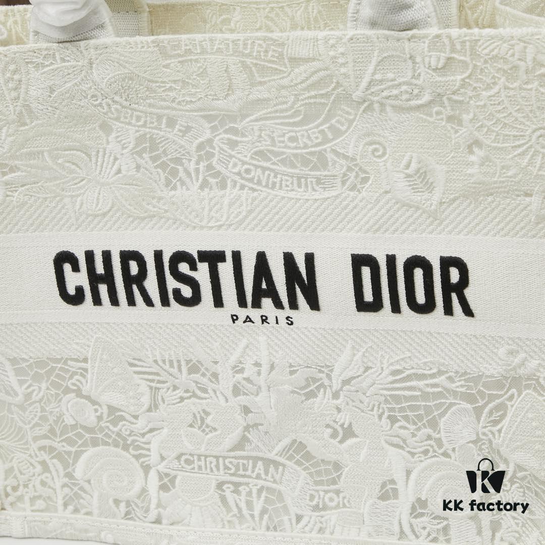 Original Order Embroidered Medium Di0r Book Tote