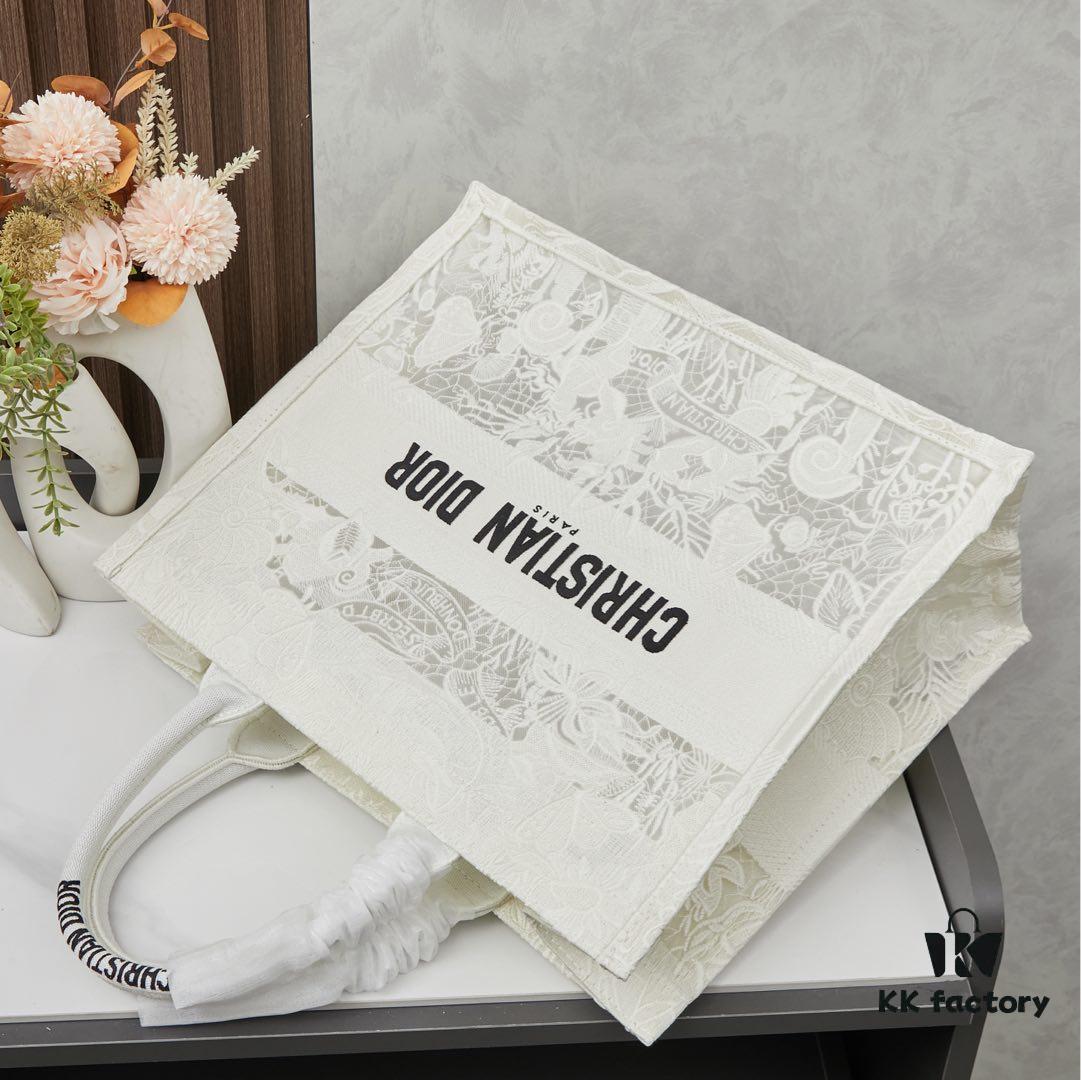 Embroidered Large Size [Di0r Book Tote]