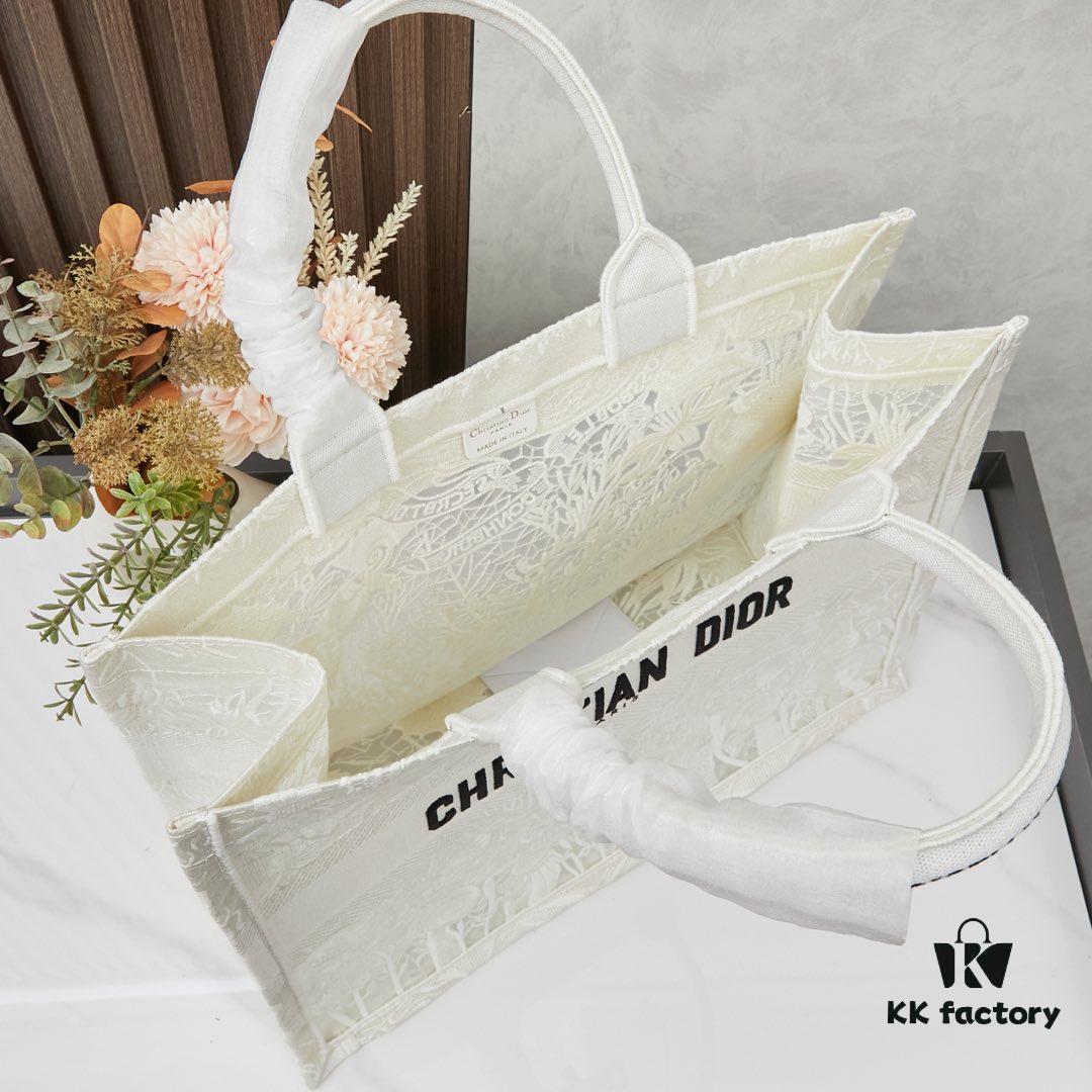Embroidered Large Size [Di0r Book Tote]