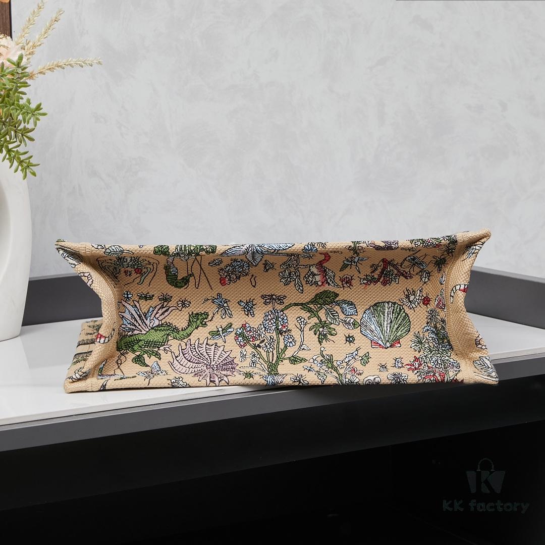 Original Order Embroidered Medium Di0r Book Tote