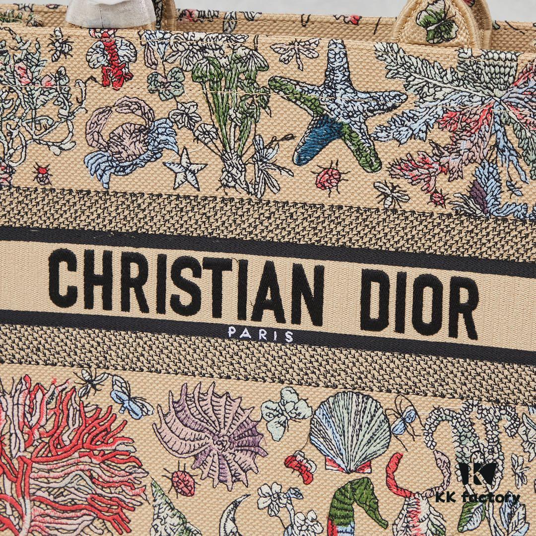 Original Order Embroidered Medium Di0r Book Tote
