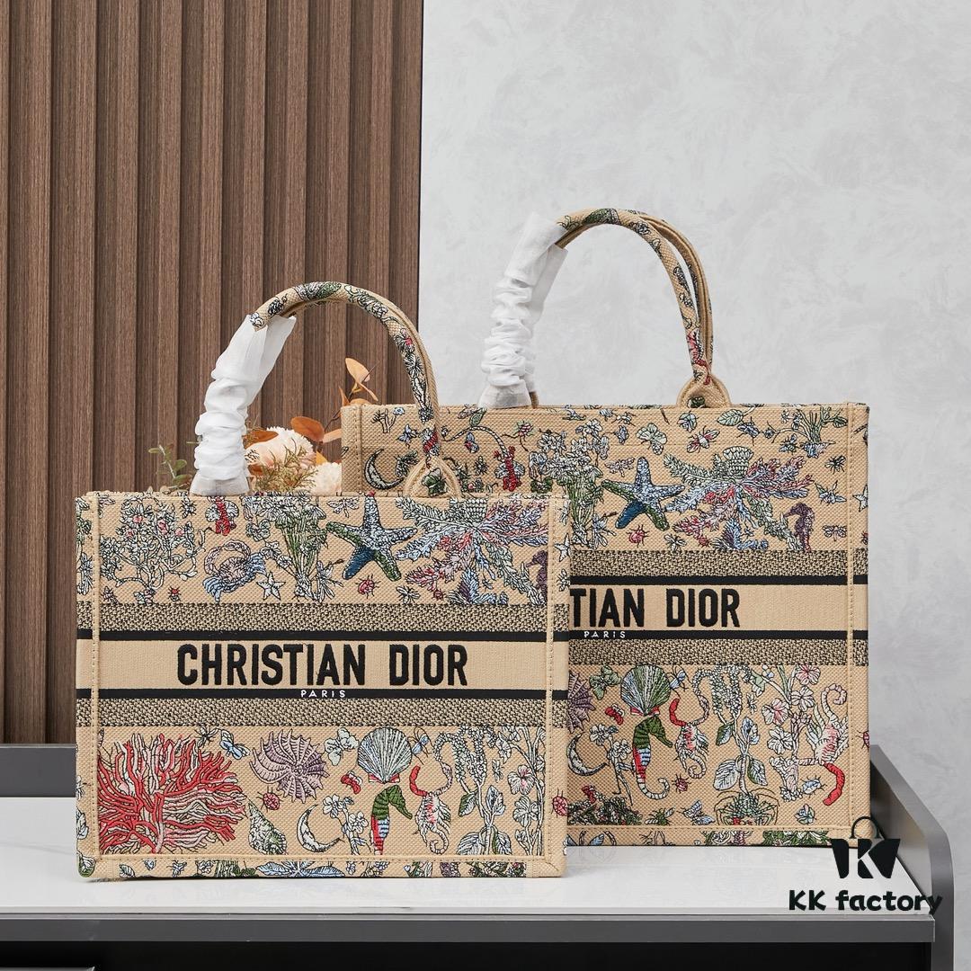 Original Order Embroidered Medium Di0r Book Tote