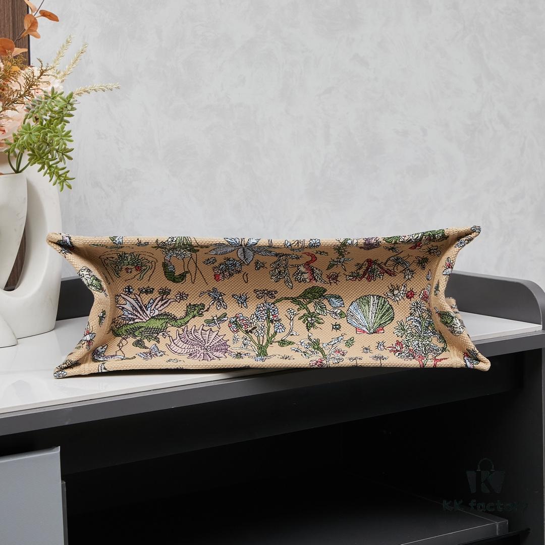 Embroidered Large Size [Di0r Book Tote]