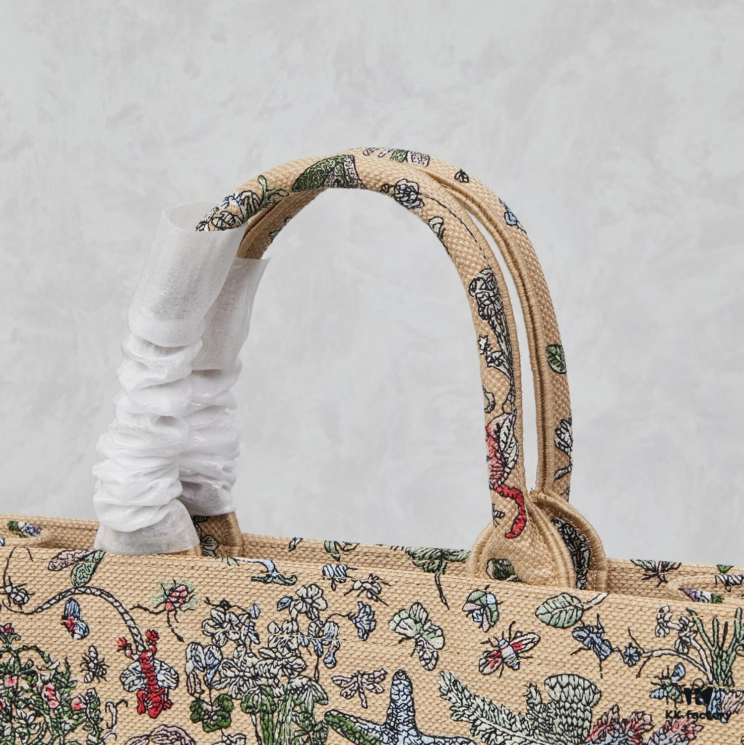 Embroidered Large Size [Di0r Book Tote]