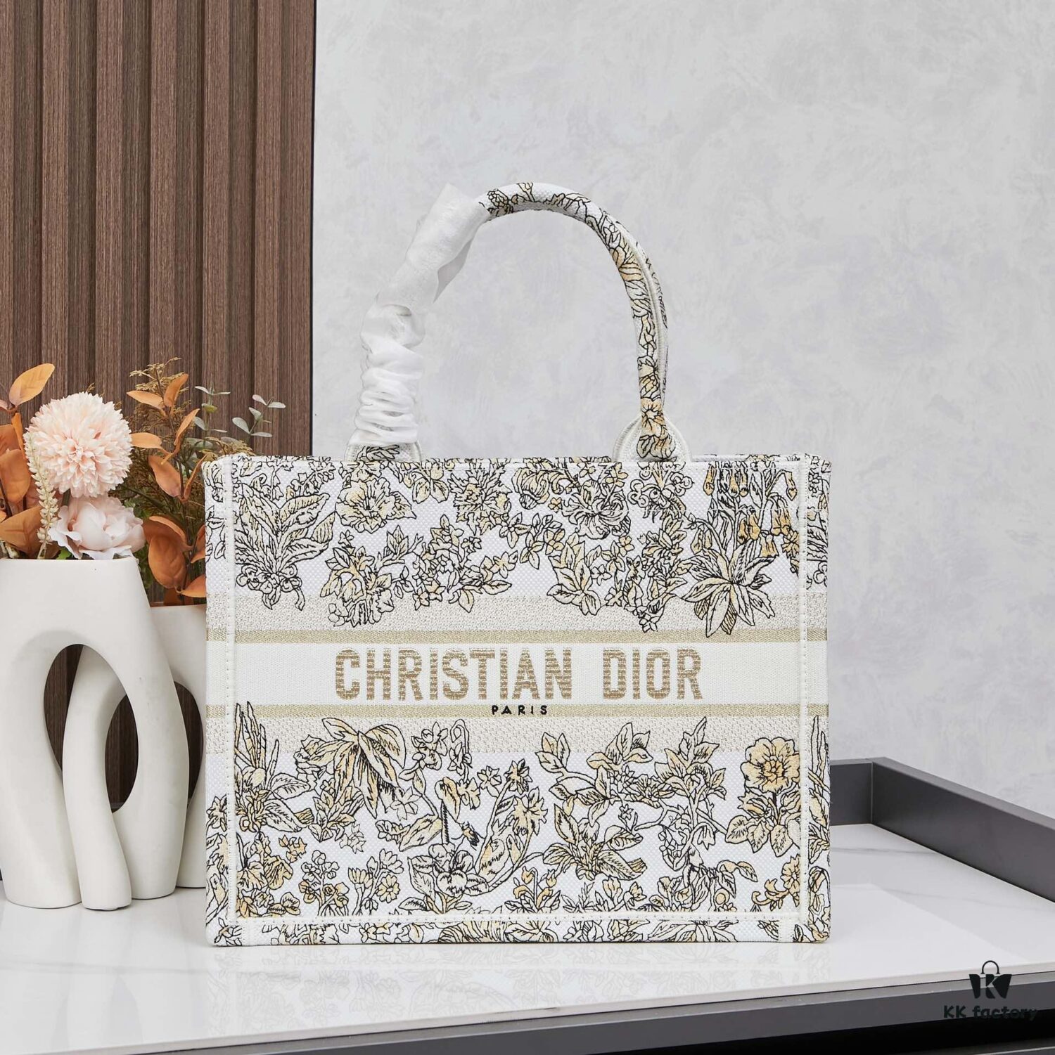 Original Order Embroidered Medium Di0r Book Tote